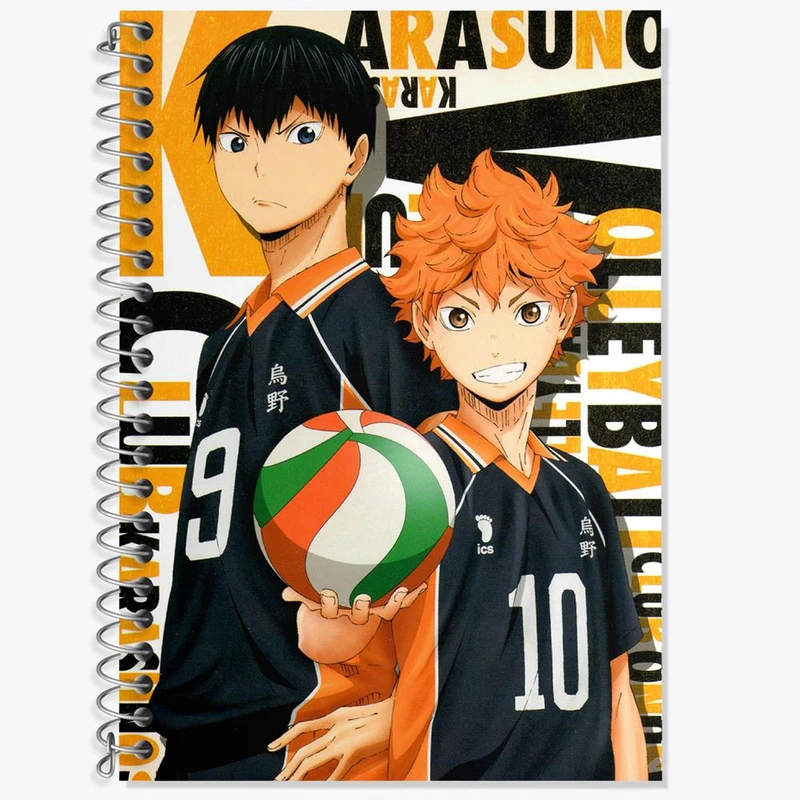 دفتر لغت 50 برگ خندالو مدل انیمه آبشار سرنوشت هایکیو کاگیاما کد 10085