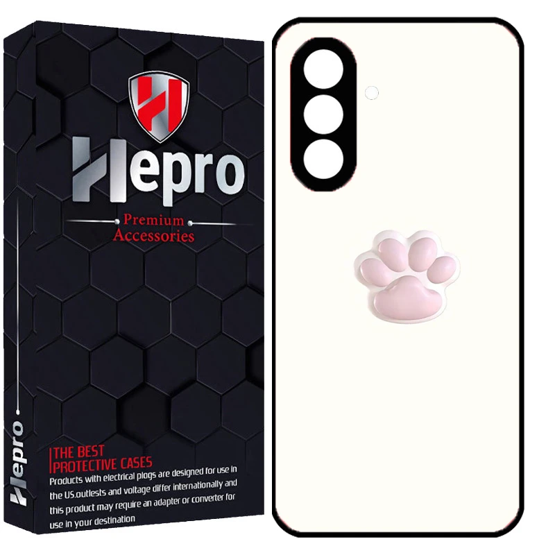 کاور هپرو طرح گربه کد Dimo-329 مناسب برای گوشی موبایل سامسونگ Galaxy A17