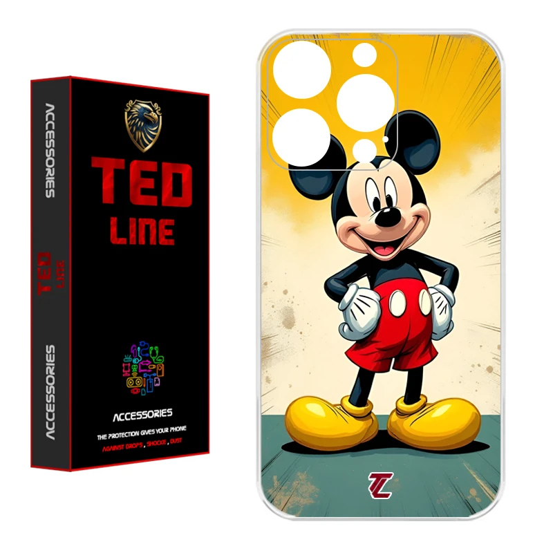 کاور تدلاین طرح میکی موس کد 1144 مناسب برای گوشی موبایل اپل Iphone 15 Pro Max