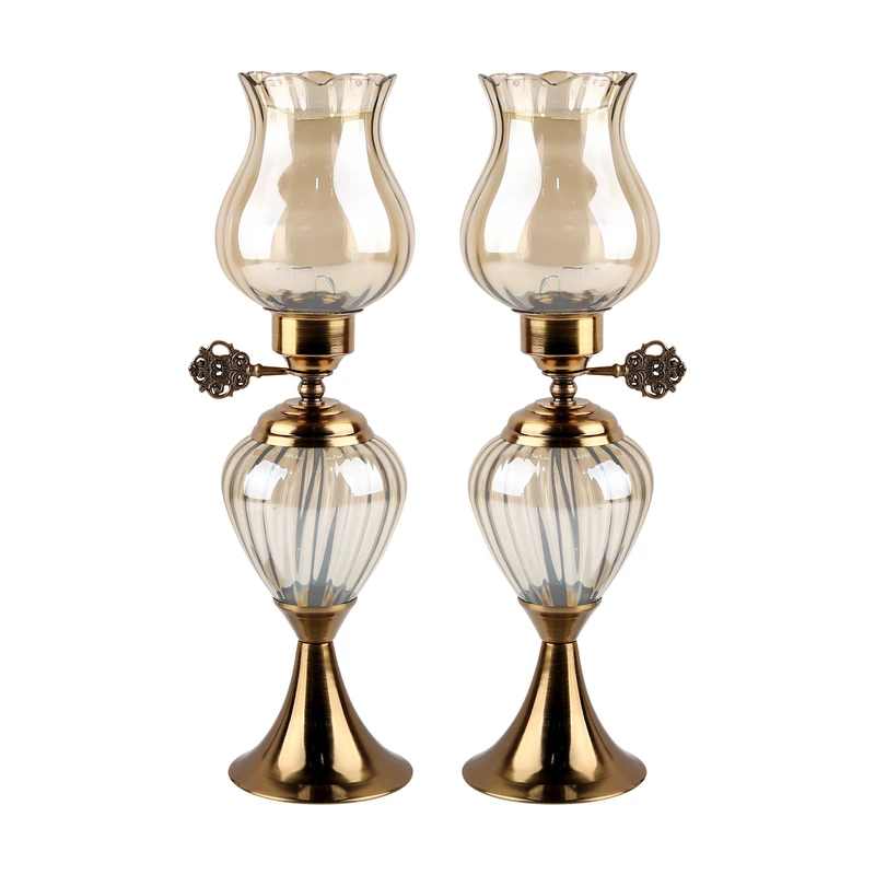 شمعدان مدل Ga03 بسته دو عددی مناسب شمع مدادی