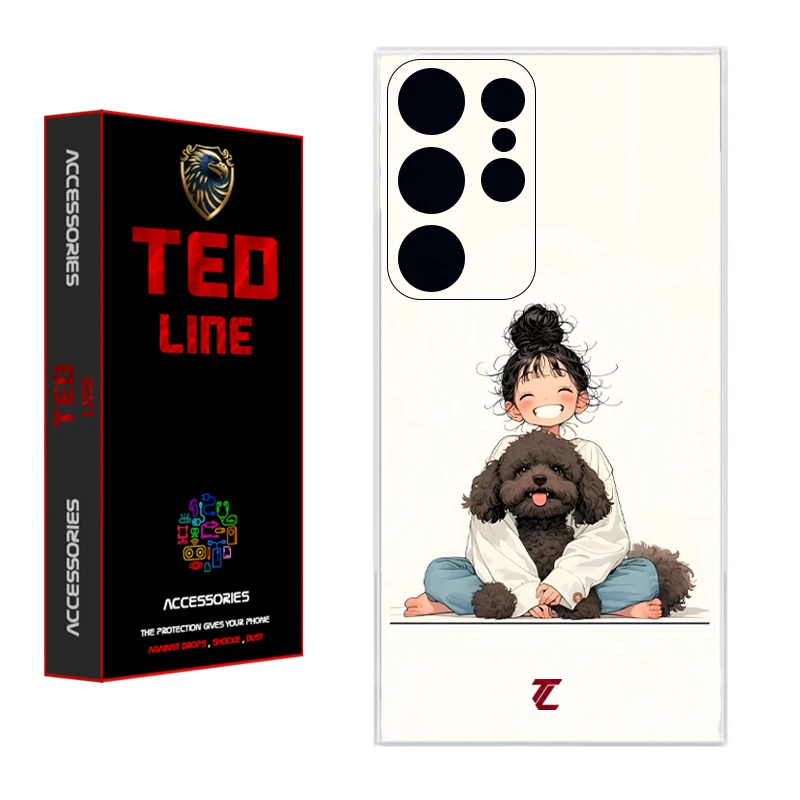 کاور تدلاین طرح سگ کد 1199 مناسب برای گوشی موبایل سامسونگ Galaxy S22 Ultra