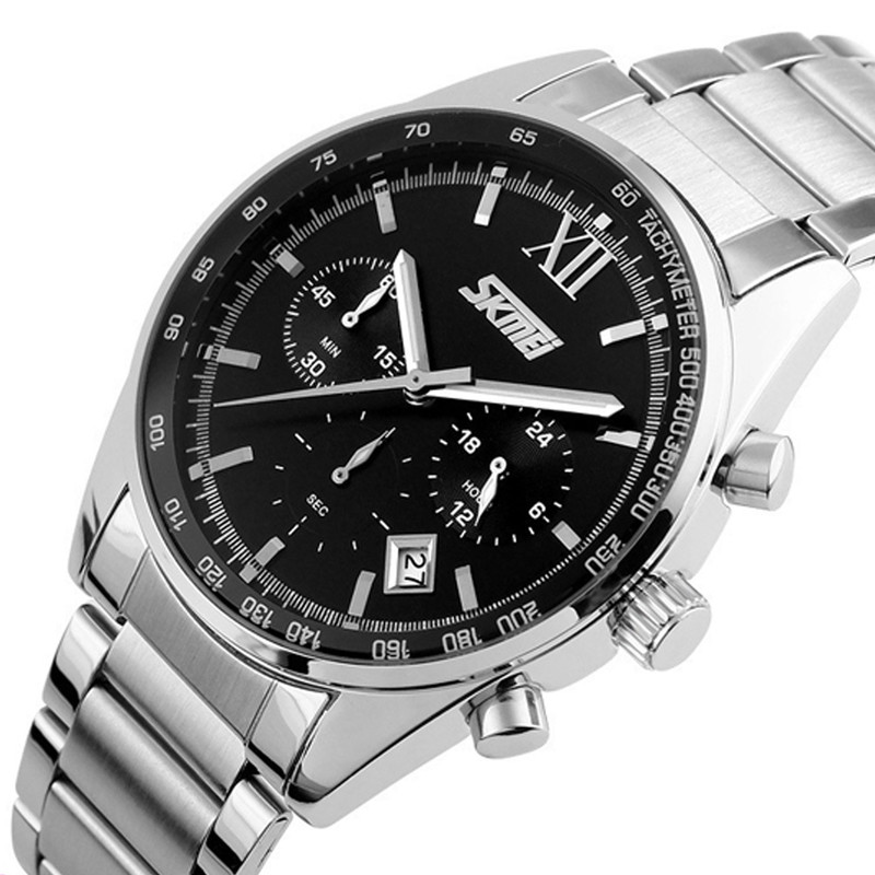 ساعت مچی عقربه‌ای مردانه اسکمی مدل 9096 کد BK