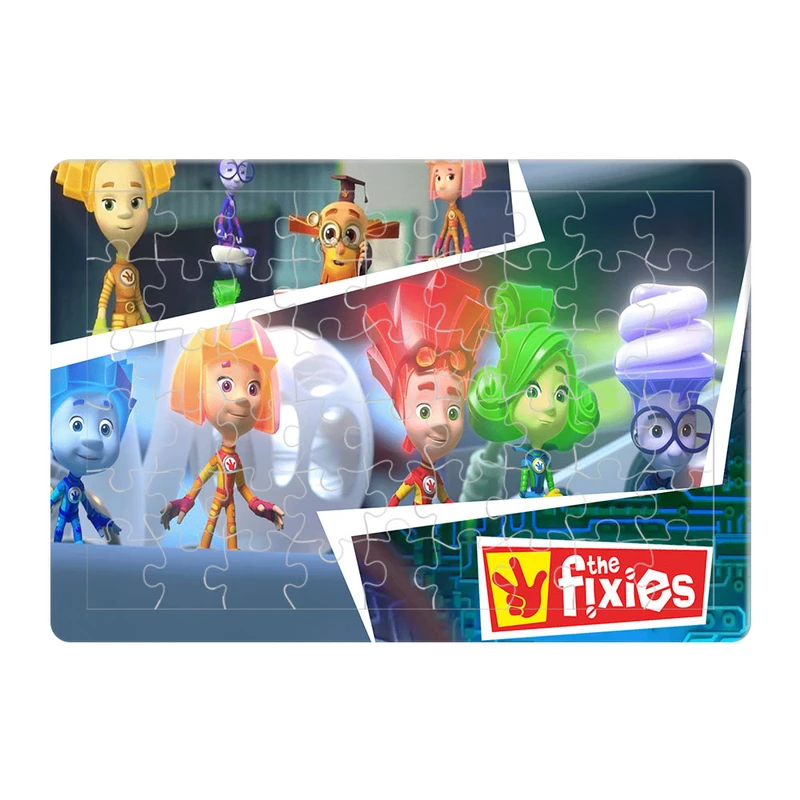 پازل 54 تکه هومرو مدل PL569 طرح انیمیشن تعمیرکاران