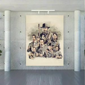 پوستر پارچه ای مدل چرم مخمل طرح رد دد کد hm63