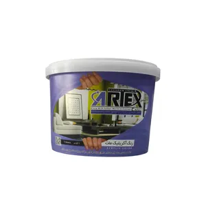 رنگ آکریلیک سفید مات شهرام شیمی مدل ARTEX COLOR حجم 1 لیتر