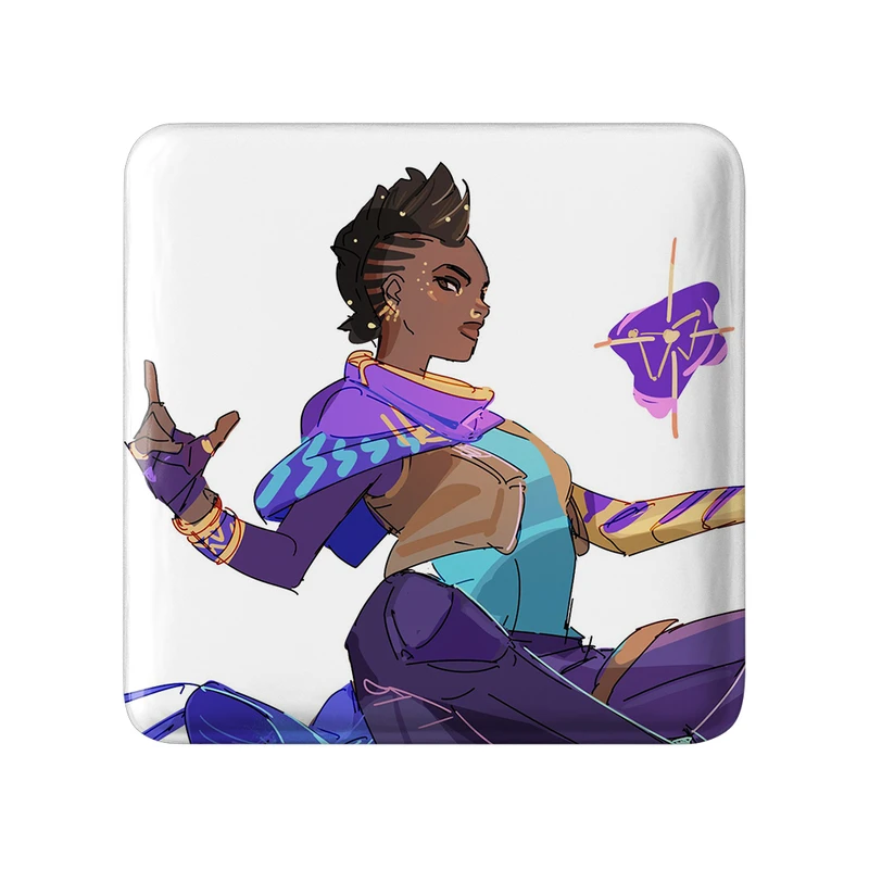 پیکسل خندالو طرح بازی ولورانت (Valorant) مدل مربعی کد 33072