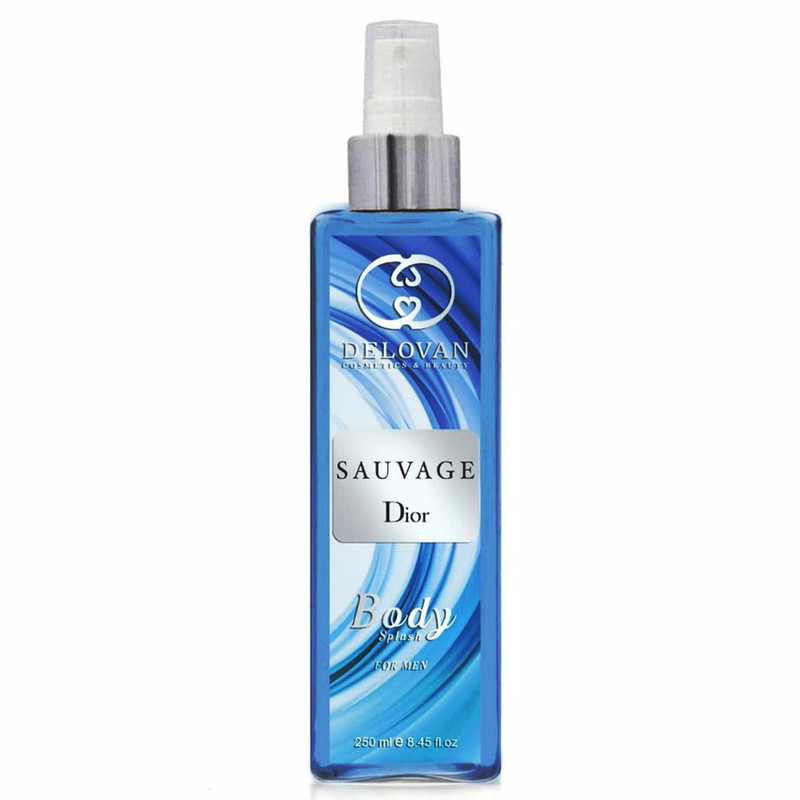 بادی اسپلش مردانه دلوان مدل Sauvage حجم 250 میلی لیتر