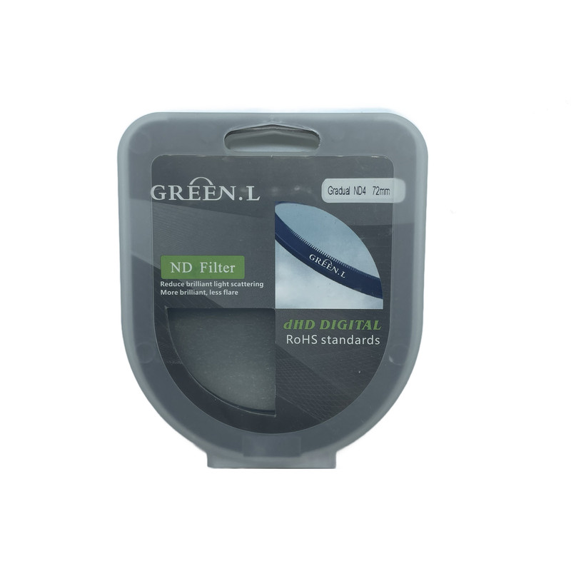 فیلتر لنز گرین ال مدل GRADUAL ND4 -72MM