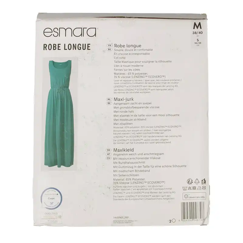 پیراهن ساحلی زنانه اسمارا مدل دو طرف چاک