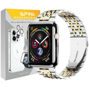 Sprig 7Bead SLV Band suitable for Apple Watch Series 8 Aluminum 45mm / Series 7 Aluminum 45mm