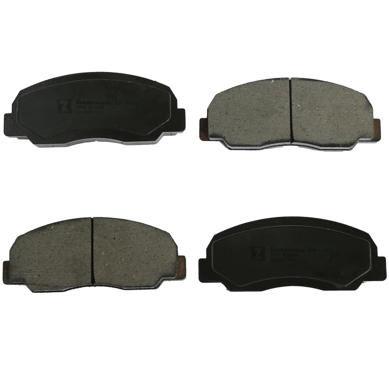  لنت ترمز چرخ جلو زیمرمن کد 21124 مناسب برای وانت مزدا