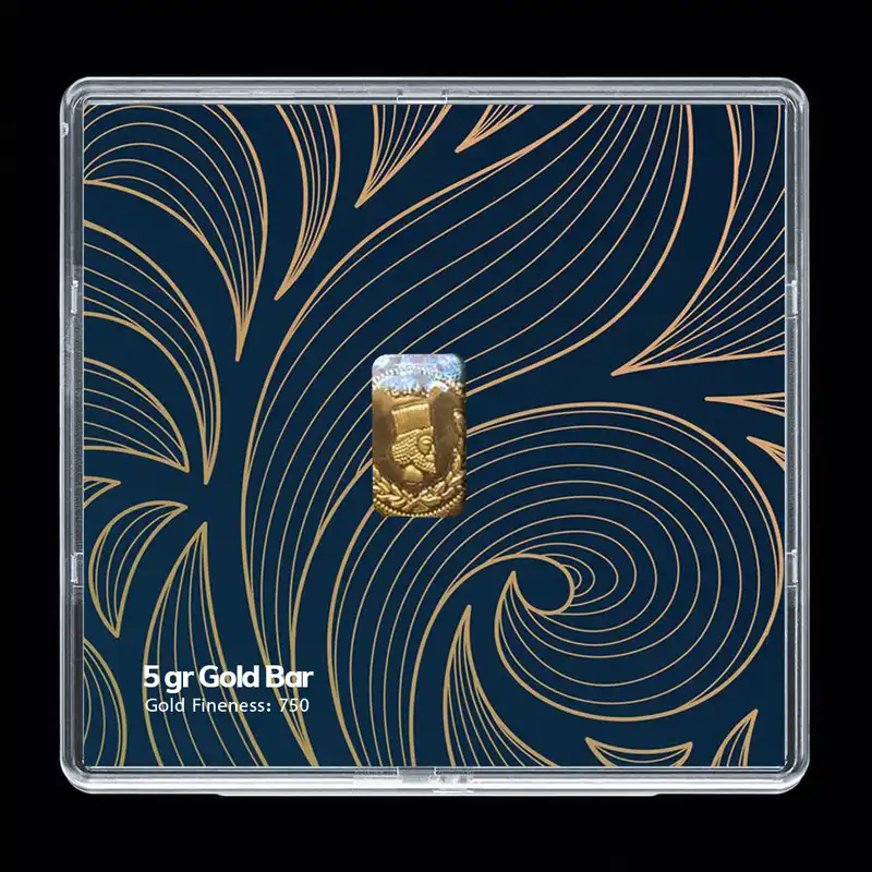 شمش طلا 18 عیار مدوپد مدل SG10007