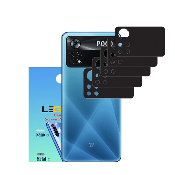 محافظ لنز دوربین مدل xi-12 مناسب برای گوشی موبایل شیائومی POCO X4 PRO بسته 5 عددی