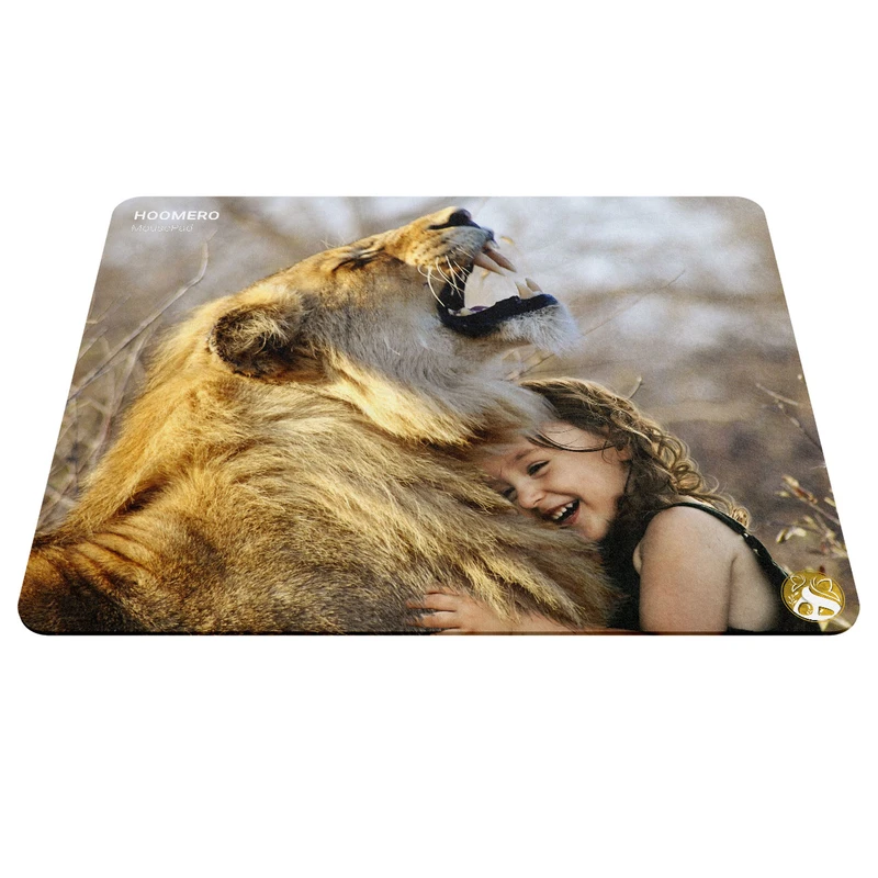 ماوس پد هومرو مدل A3392 طرح شیر و دختر ناز