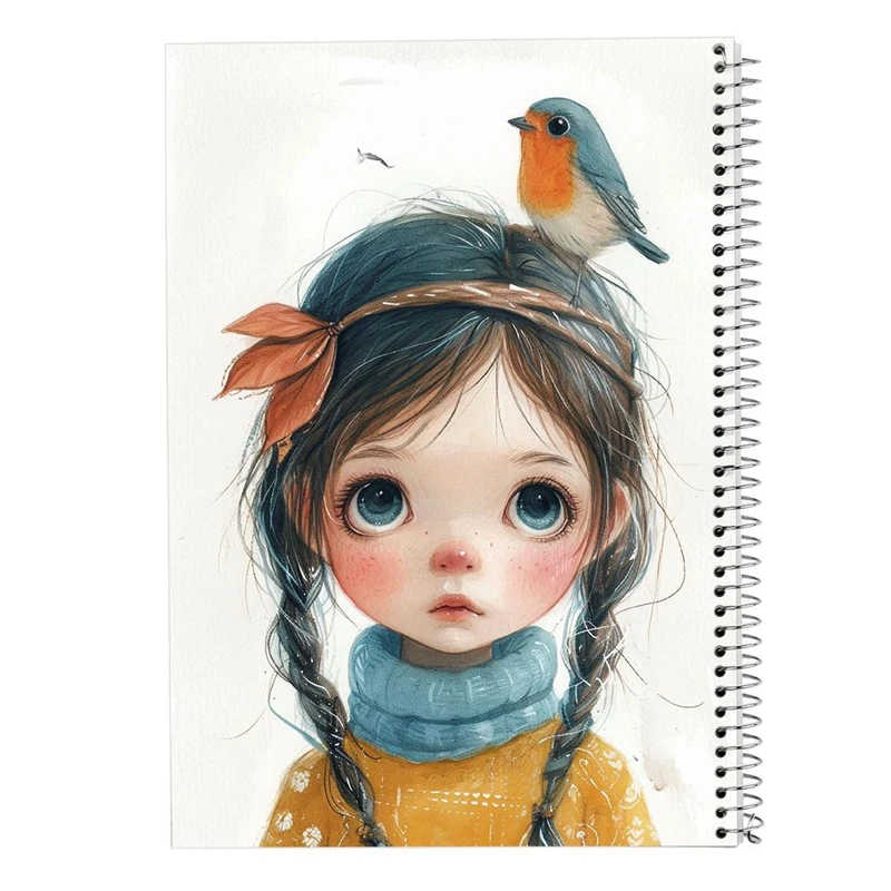 دفتر نقاشی 50 برگ مدوپد مدل دخترانه کد DF15812