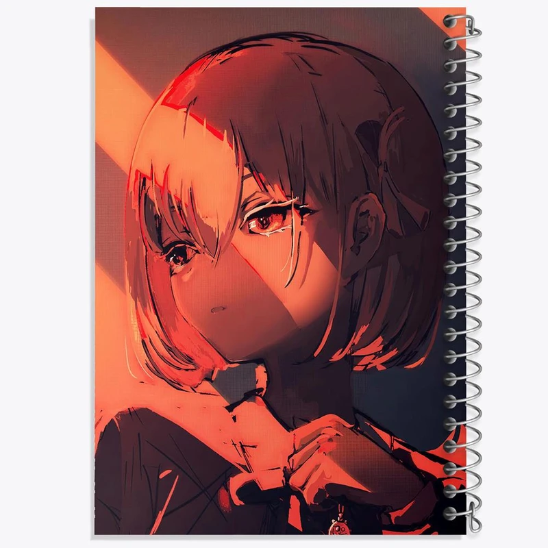 دفتر نت موسیقی 50 برگ خندالو مدل چیساتو انیمه لیکوریس ریکویل Lycoris Recoil کد 23032