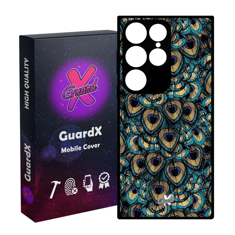 کاور گارد ایکس طرح Peacock مدل Glass10092 مناسب برای گوشی موبایل سامسونگ Galaxy S24 Ultra