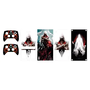 برچسب کنسول بازی Xbox series x طرح assassins creed 09 مجموعه 5 عددی
