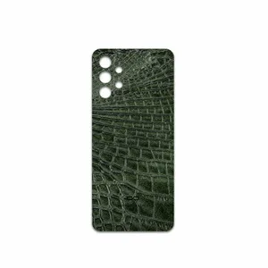 MAHOOT Green-Crocodile-Leather Cover Sticker for Samsung Galaxy A32 4G