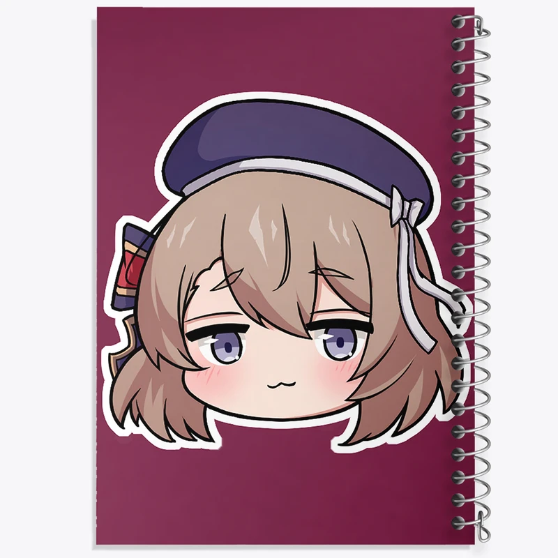 دفتر لیست خرید 50 برگ خندالو طرح بازی آزور لین (Azur Lane) کد 34253