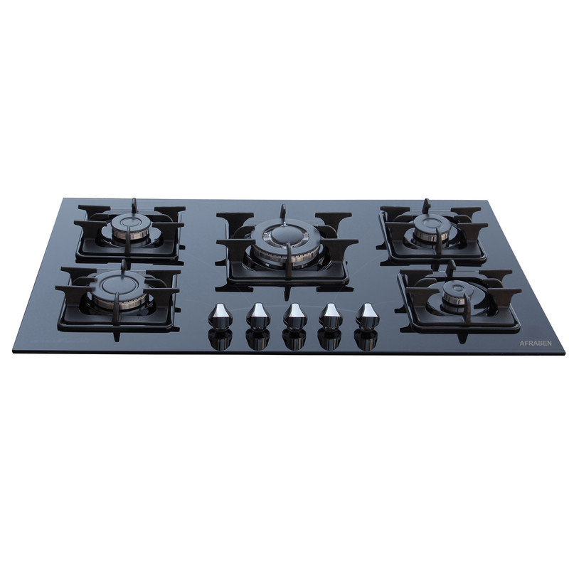اجاق گاز صفحه‌ای پنج شعله افرابن مدل AN9003