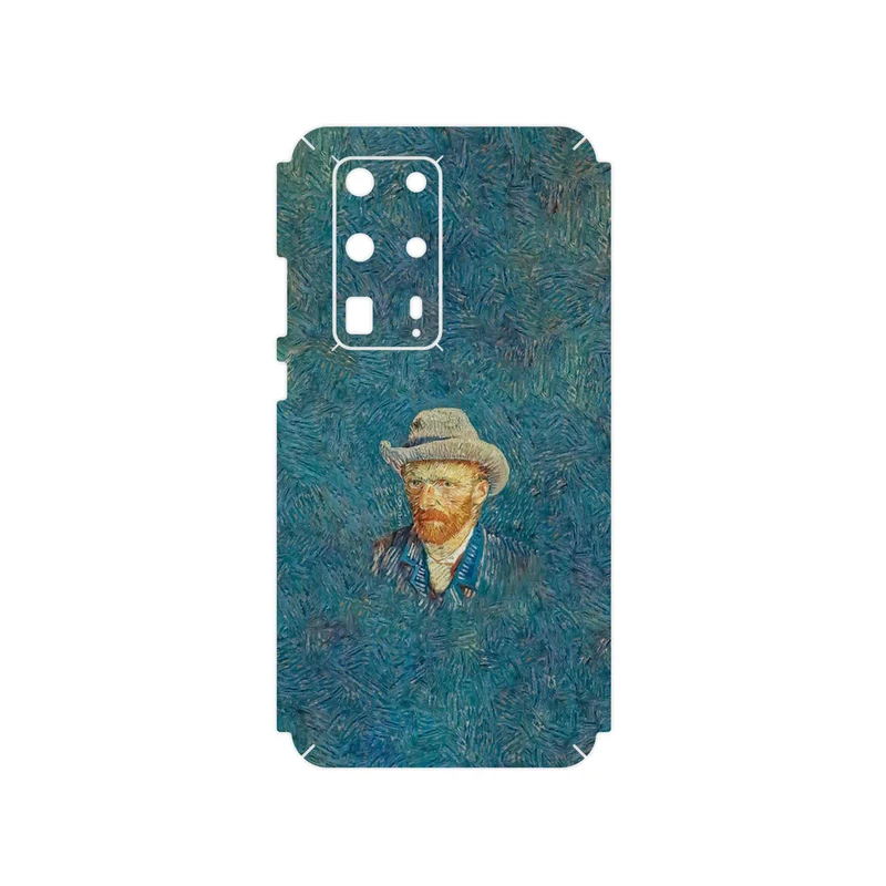 برچسب پوششی ماهوت مدل Self portrait with a gray felt hat مناسب برای گوشی موبایل هوآوی P40 Pro Plus