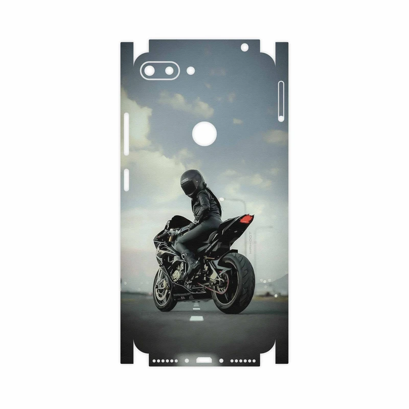 برچسب پوششی ماهوت مدل Motorcycling-FullSkin مناسب برای گوشی موبایل جی پلاس T10