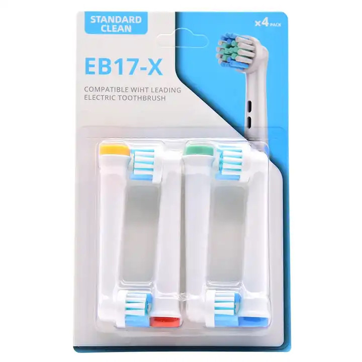 سری یدک مسواک برقی مدل EB-17X بسته 4 عددی