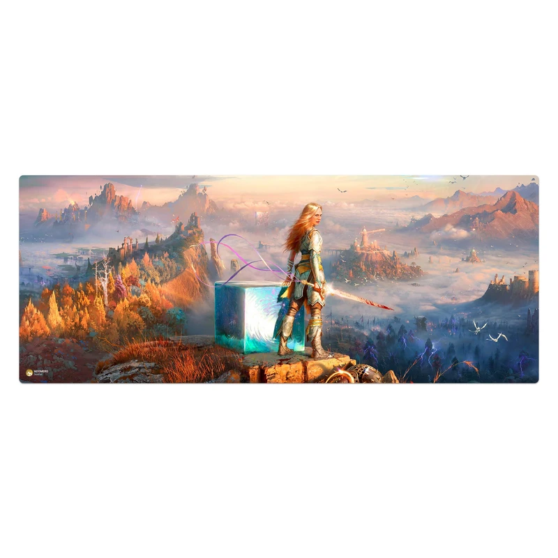 ماوس پد هومرو مدل HX499 طرح God of War Laufey سایز 40x100 سانتی‌متر