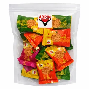 بیسکویت کرم‌دار با طعم میوه بیس اورنو آدرین - 500 گرم