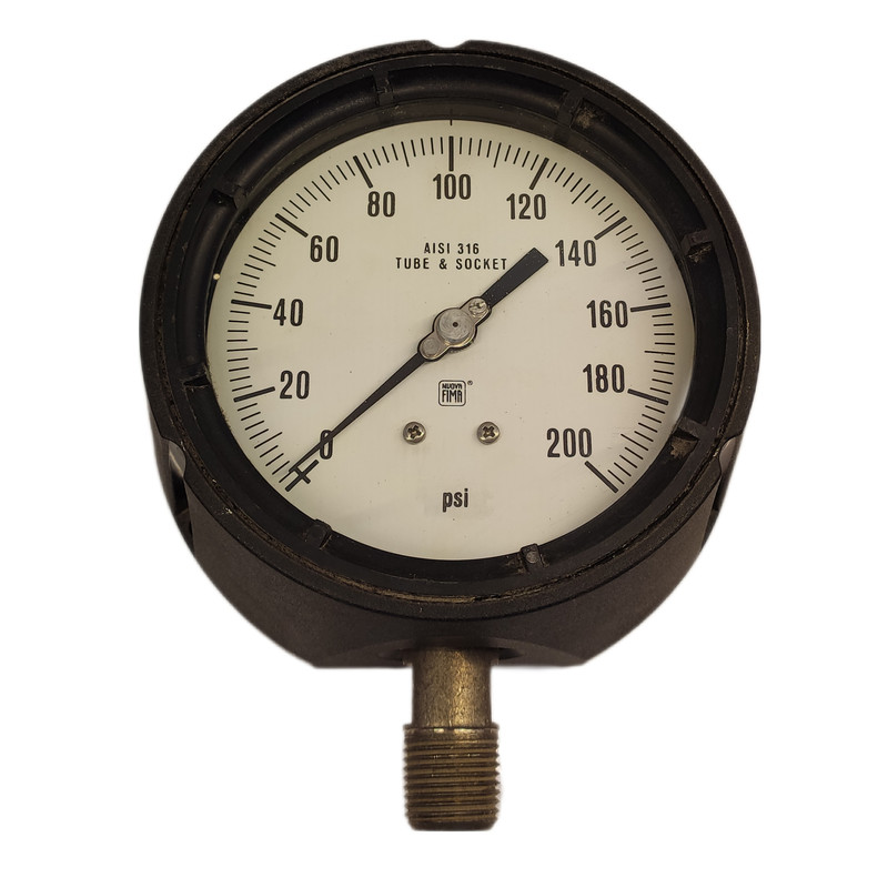 گیج فشار نووا فیما مدل 200psi-10cm-pp