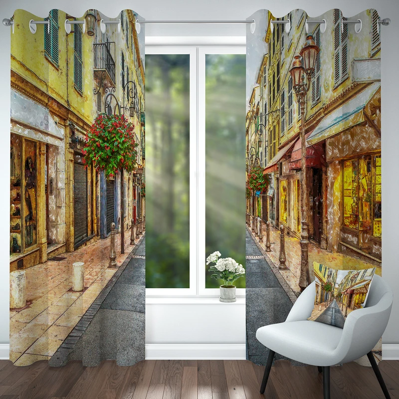 پرده مدل هازان کد 4333 سایز 140x280 سانتی متر