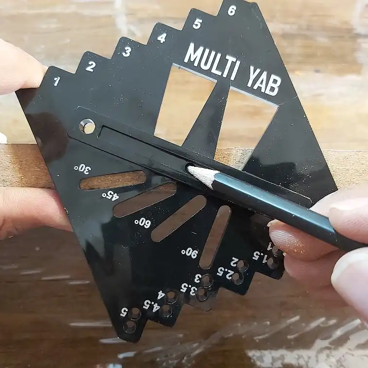 شابلون میانه یاب مدل No1