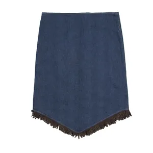 دامن زنانه مدل ریش ریش دار کد 238