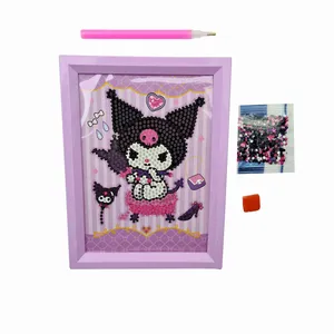 بازی آموزشی مدل ساخت تابلو نقاشی الماسی طرح کرومی A168-H5