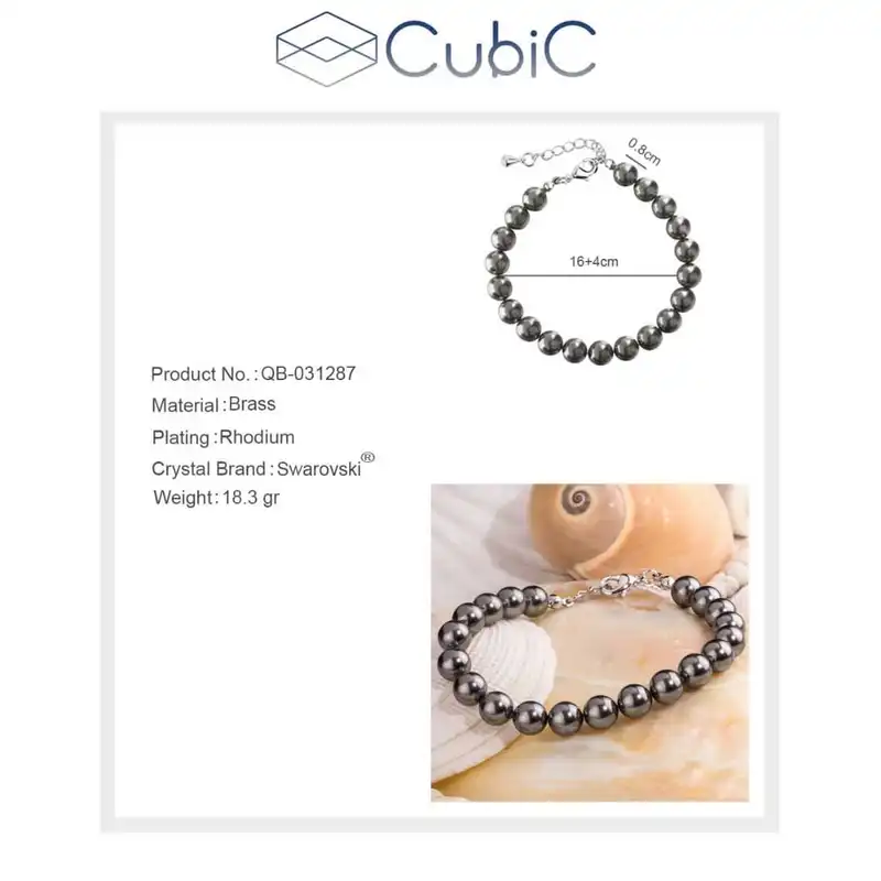 دستبند زنانه کوبیک مدل QB-531287