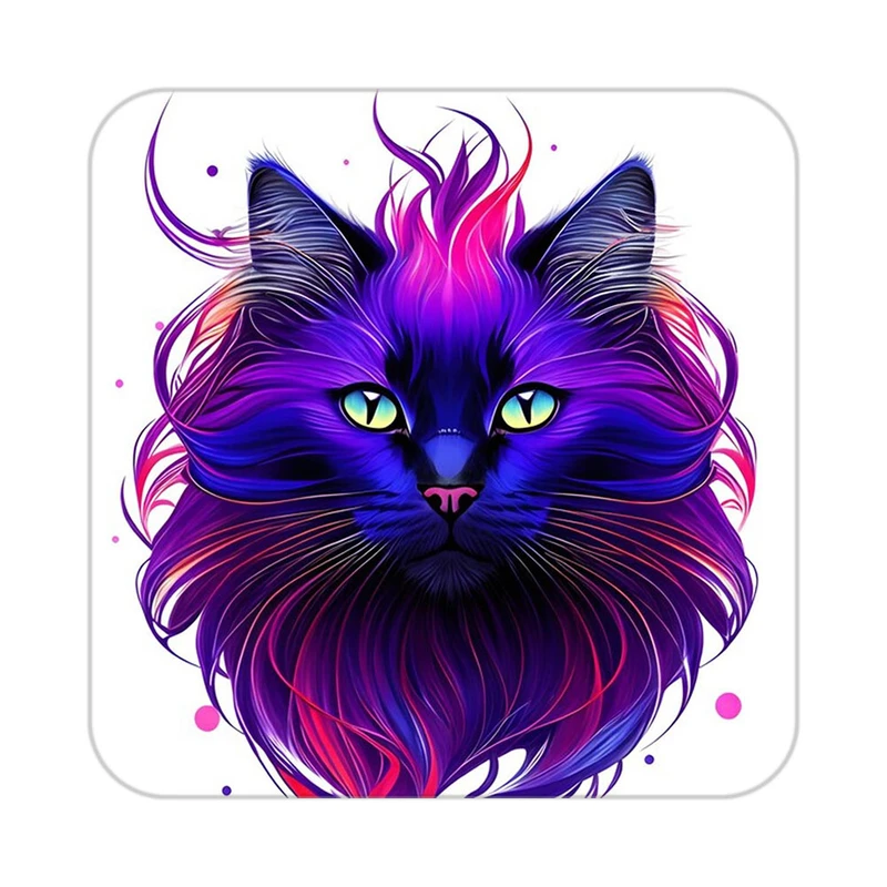 زیر لیوانی کاکتی طرح حیوانات رنگی مدل mp26487