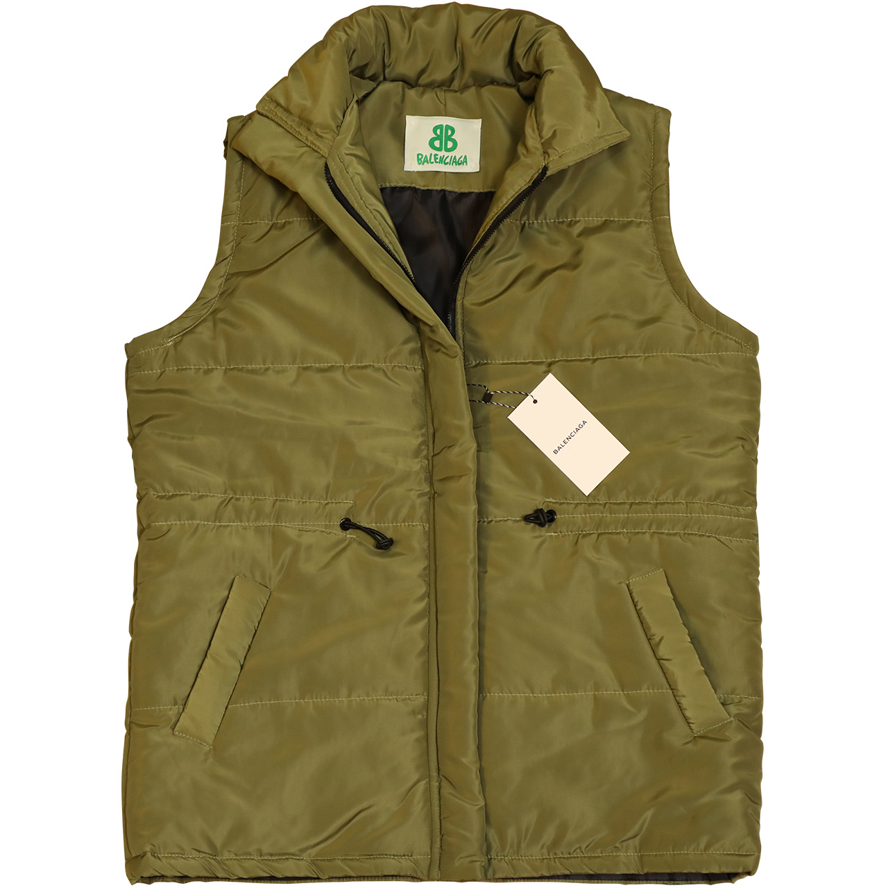 پافر زنانه بالنسیاگا مدل Gr02 رنگ سبز