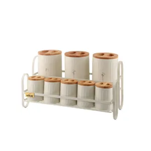 ست پاسماوری 8 پارچه نایس ایران جهیز مدل رمانتیک به همراه استند