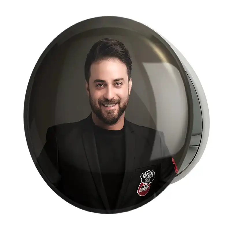 آینه جیبی خندالو طرح بابک جهانبخش مدل تاشو کد 6365