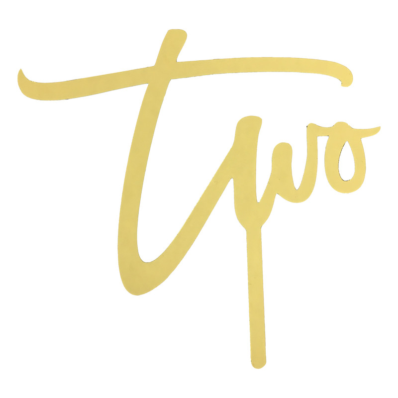 تاپر کیک هانستو مدل عدد 2 کد TP028