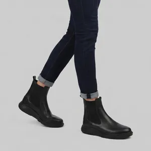 نیم بوت زنانه چرم مشهد مدل j2638-001