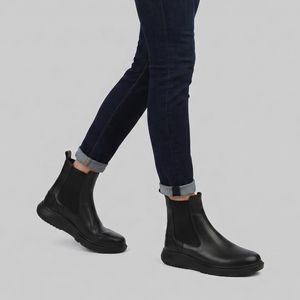 نیم بوت زنانه چرم مشهد مدل j2638-001