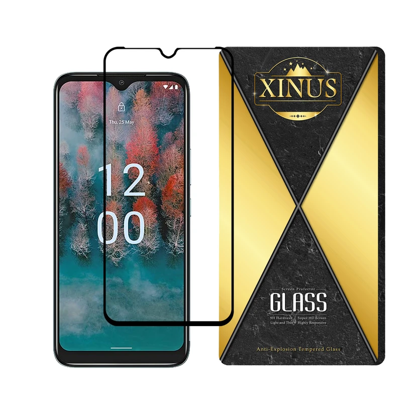 محافظ صفحه نمایش فول ژینوس مدل FULPLUSX مناسب برای گوشی موبایل نوکیا C12