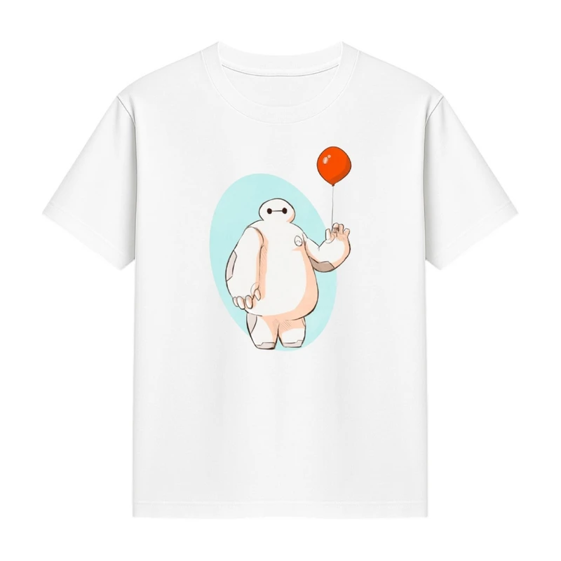 تی‌شرت آستین کوتاه دخترانه مدل بیمکس و بادکنک کد p1 