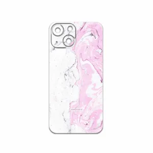 MAHOOT Blanco-Pink-Marble Cover Sticker for Apple iPhone 13 Mini