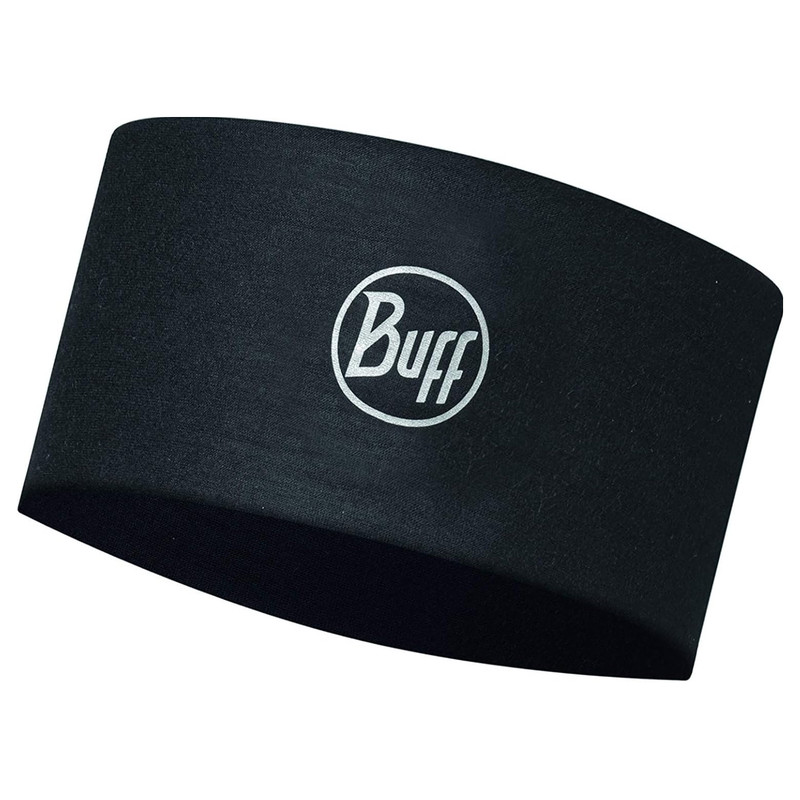 هدبند ورزشی باف مدل coolnet wide headband solid black