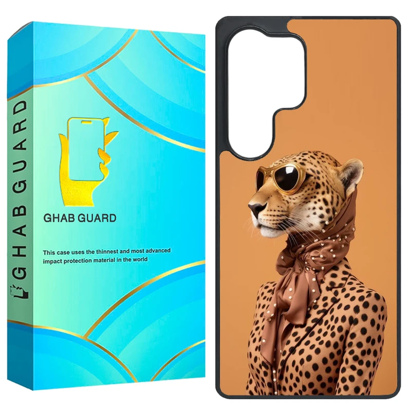 کاور قاب گارد طرح پلنگ مدل GCHPD24U مناسب برای گوشی موبایل سامسونگ Galaxy S24 Ultra 5G