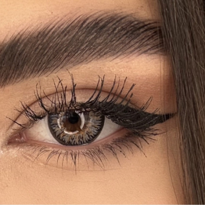 لنز چشم نیو ویژن پرو  مدل IG3 3 رنگ طوسی عسلی تیره دور دار