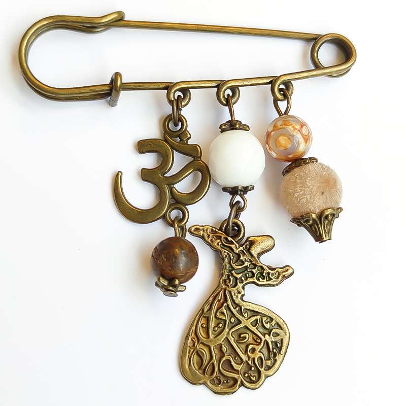 گل سینه زنانه مدل سما